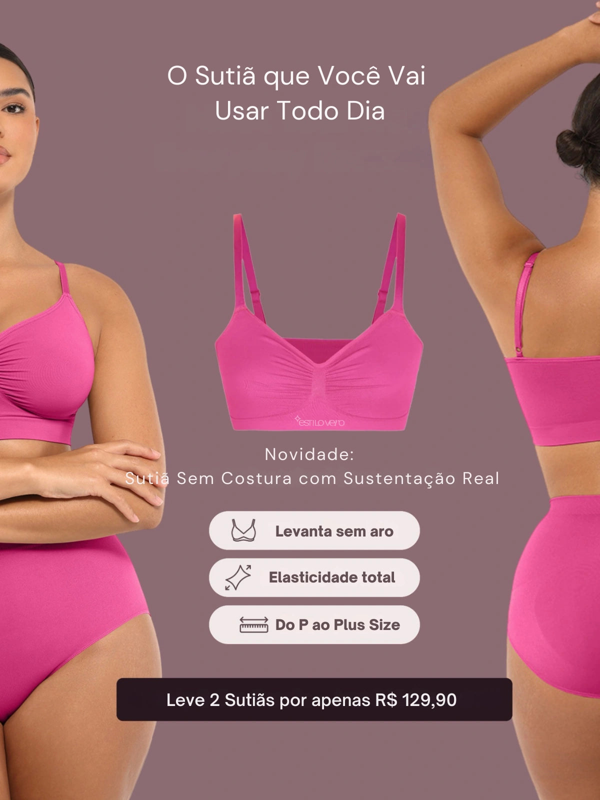 Sutiã PowerComfort | Compre 1 Leve 2