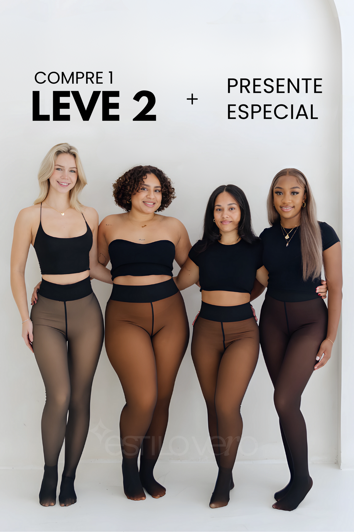 Meia-calça peluciada VeroNude - Compre 1 e Leve 2